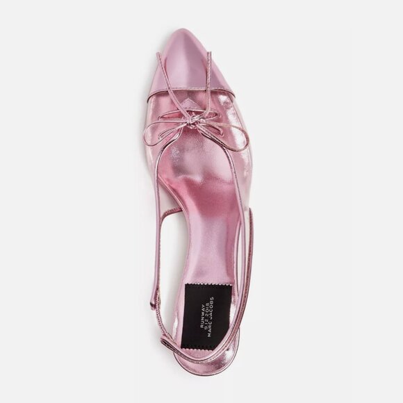 Marc Jacobs AW 2018 Womens Pink Slingback Kitten Heel Slip size 35 - Picture 2 of 10